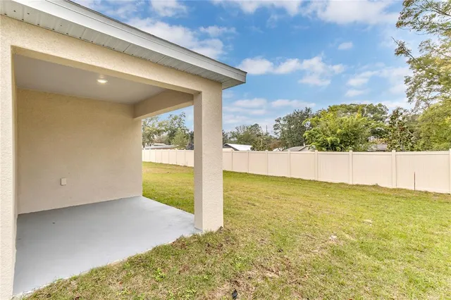 a view of an outdoor space and deck