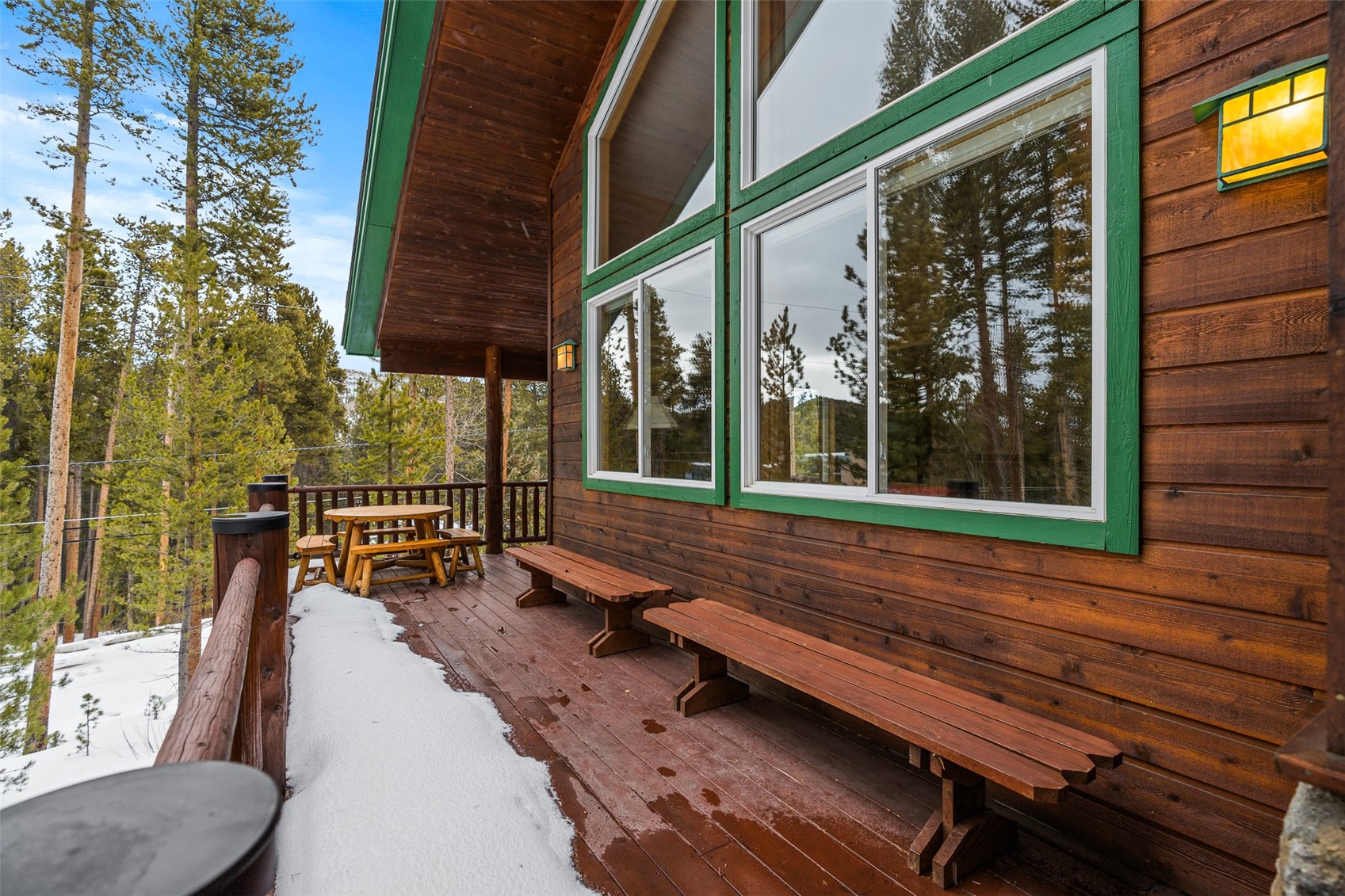 696 Moonstone Road Breckenridge, CO 80424 - Photo 26 of 34 a view of a two chairs in the balcony