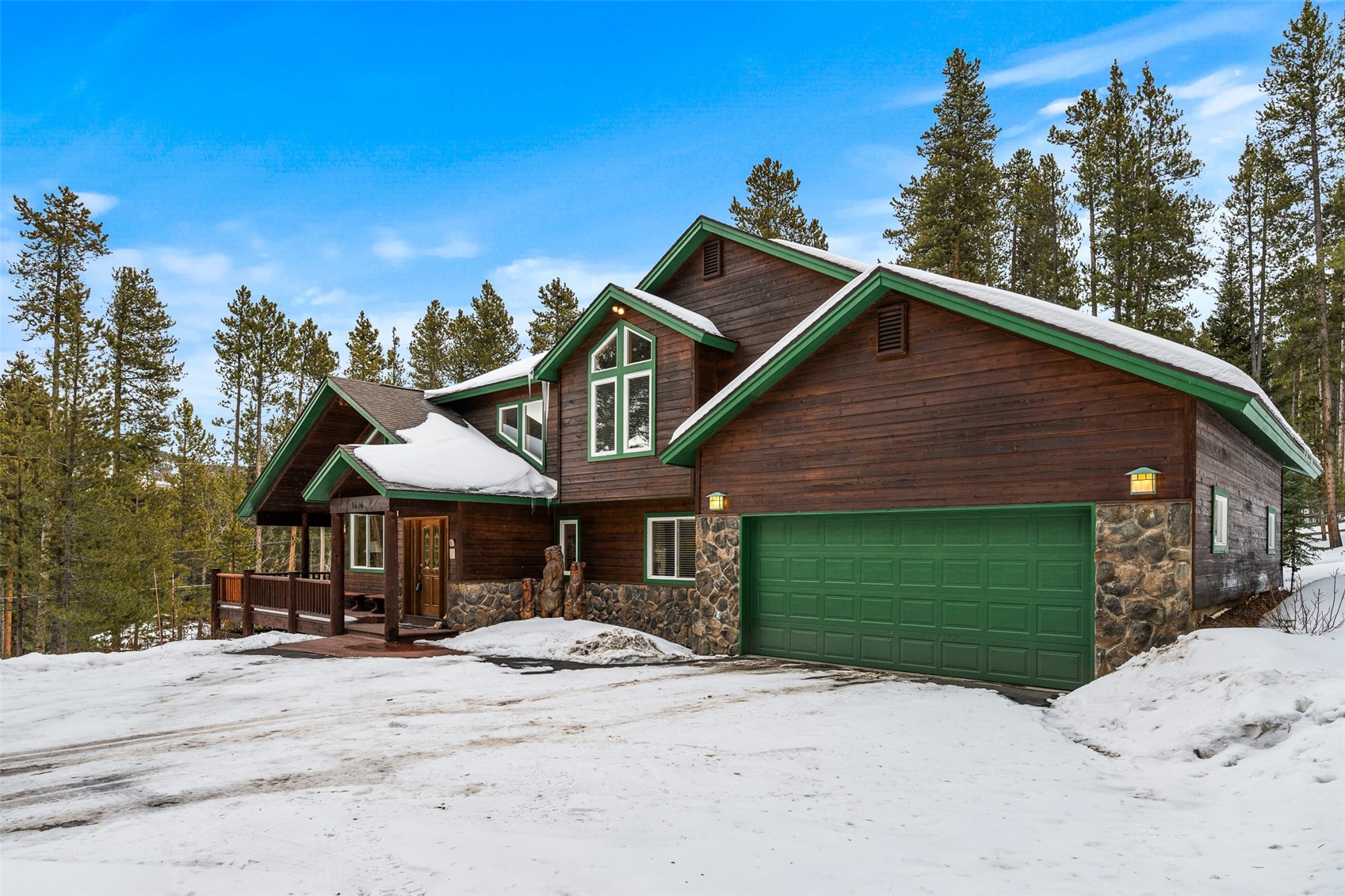 696 Moonstone Road Breckenridge, CO 80424 - Photo 27 of 34 a front view of a house with a yard