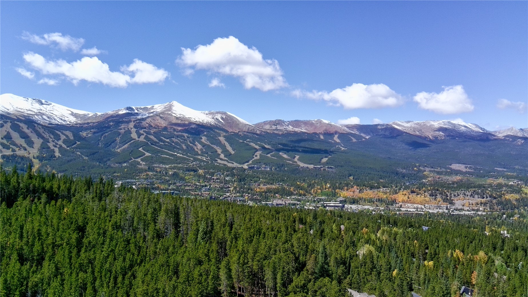 696 Moonstone Road Breckenridge, CO 80424 - Photo 34 of 34 a view of a city with lush green forest