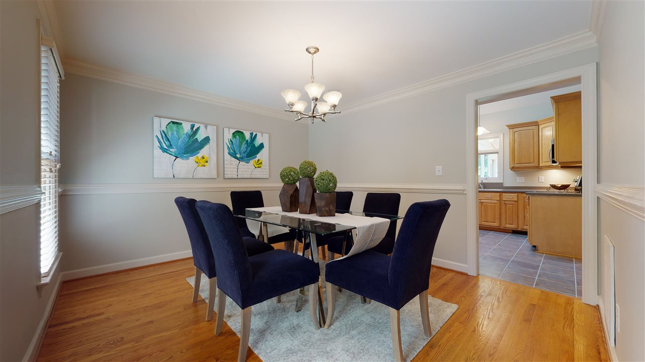 3132 Mt Vernon Church Road Raleigh, NC 27613 - Photo 15 of 30 Dining Room has Hardwood Floors