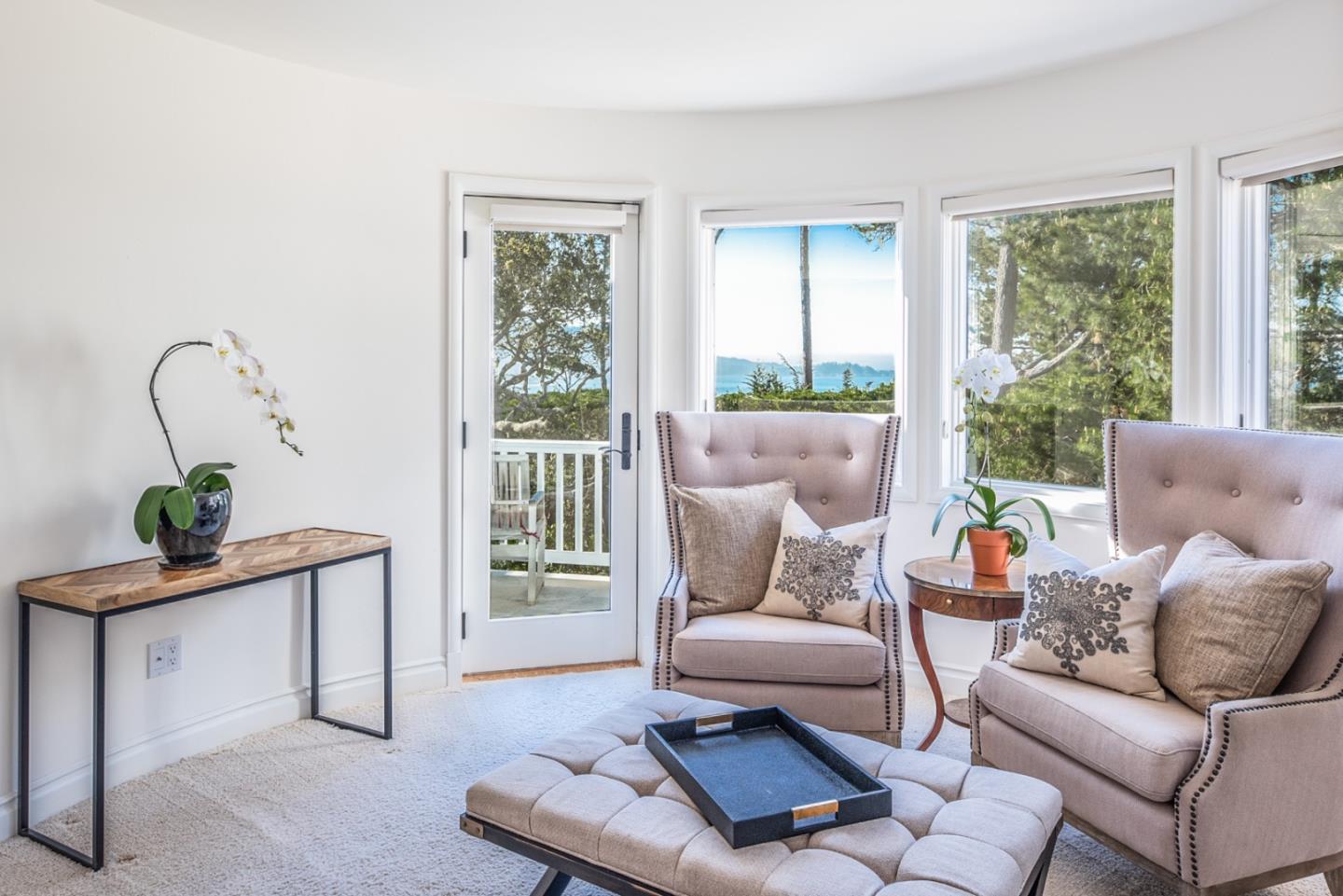 1465 Oleada Road Pebble Beach, CA 93953 - Photo 14 of 30 a living room with furniture and a window