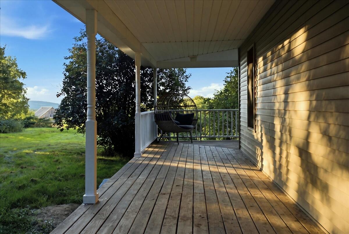 93 South Whitman School Road Buckfield, ME 04220 - Photo 91 of 134 Wraparound Porch