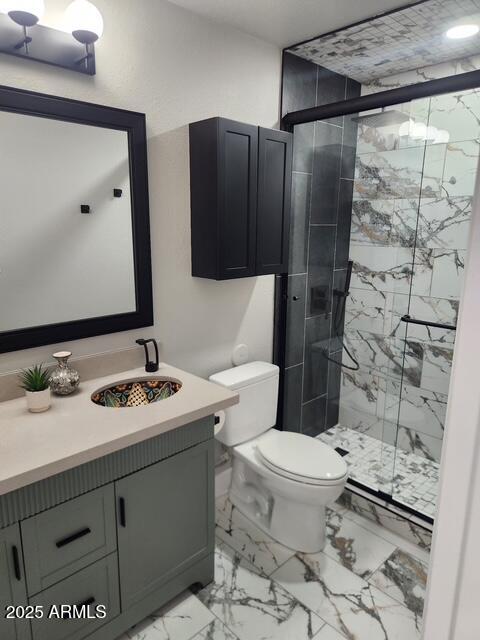 4419 North 27th Street, Unit 2 Phoenix, AZ 85016 - Photo 15 of 37 a bathroom with a sink toilet and shower