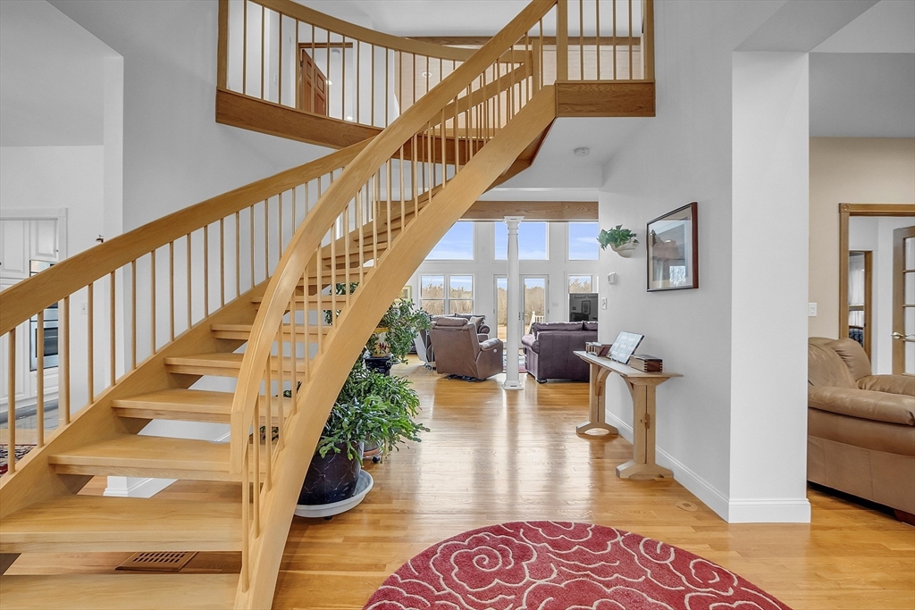 148 Houghton Road Princeton, MA 01541 - Photo 6 of 42 a view of entryway livingroom and hall with wooden floor