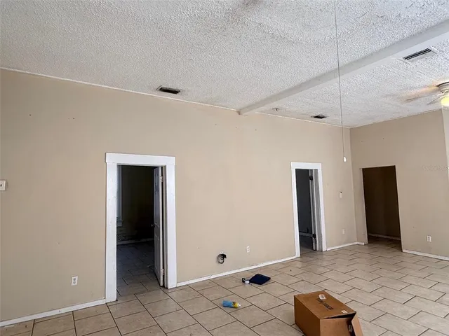 a view of an empty room