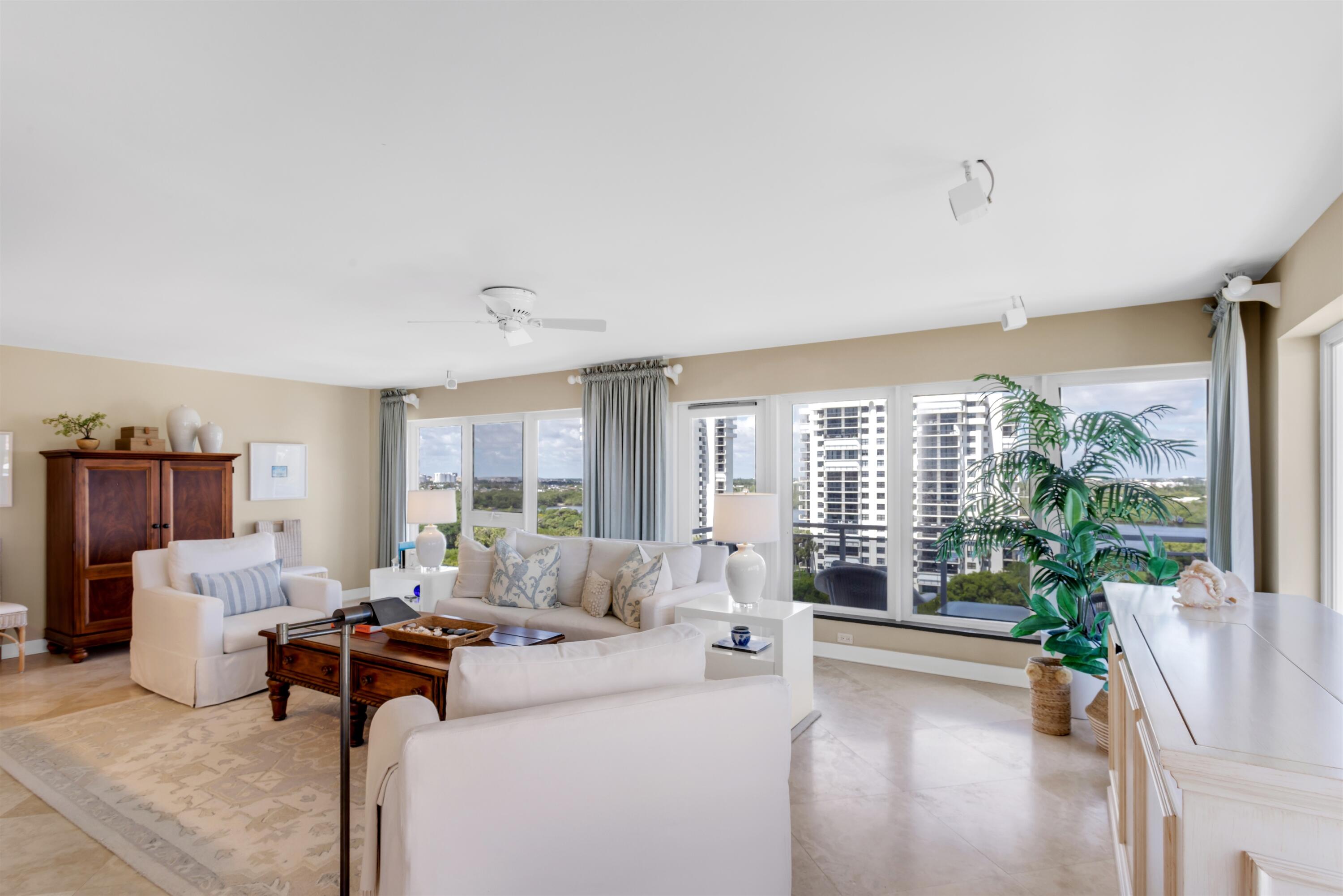 2066 North Ocean Boulevard, Unit 10NW Boca Raton, FL 33431 - Photo 5 of 28 LIVING ROOM