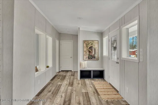 a view of gallery with window