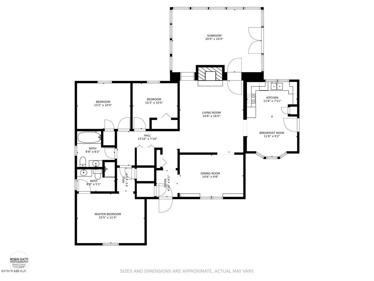 6345 Stapleton Road Macon, GA 31206 - Photo 21 of 21 a picture of a floor plan