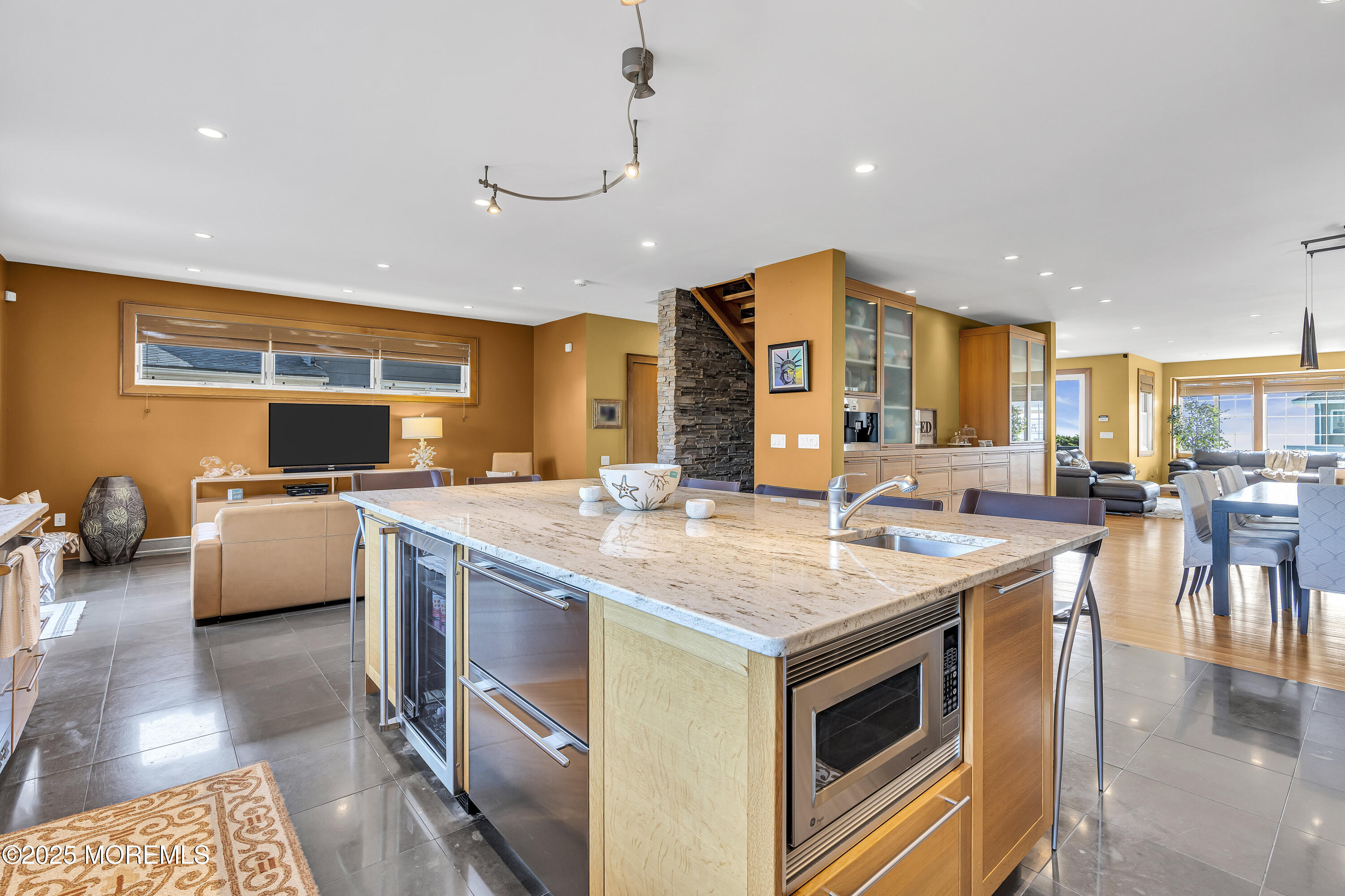 2009 North Ocean Avenue Spring Lake, NJ 07762 - Photo 37 of 91 a kitchen with stainless steel appliances granite countertop a stove and a sink