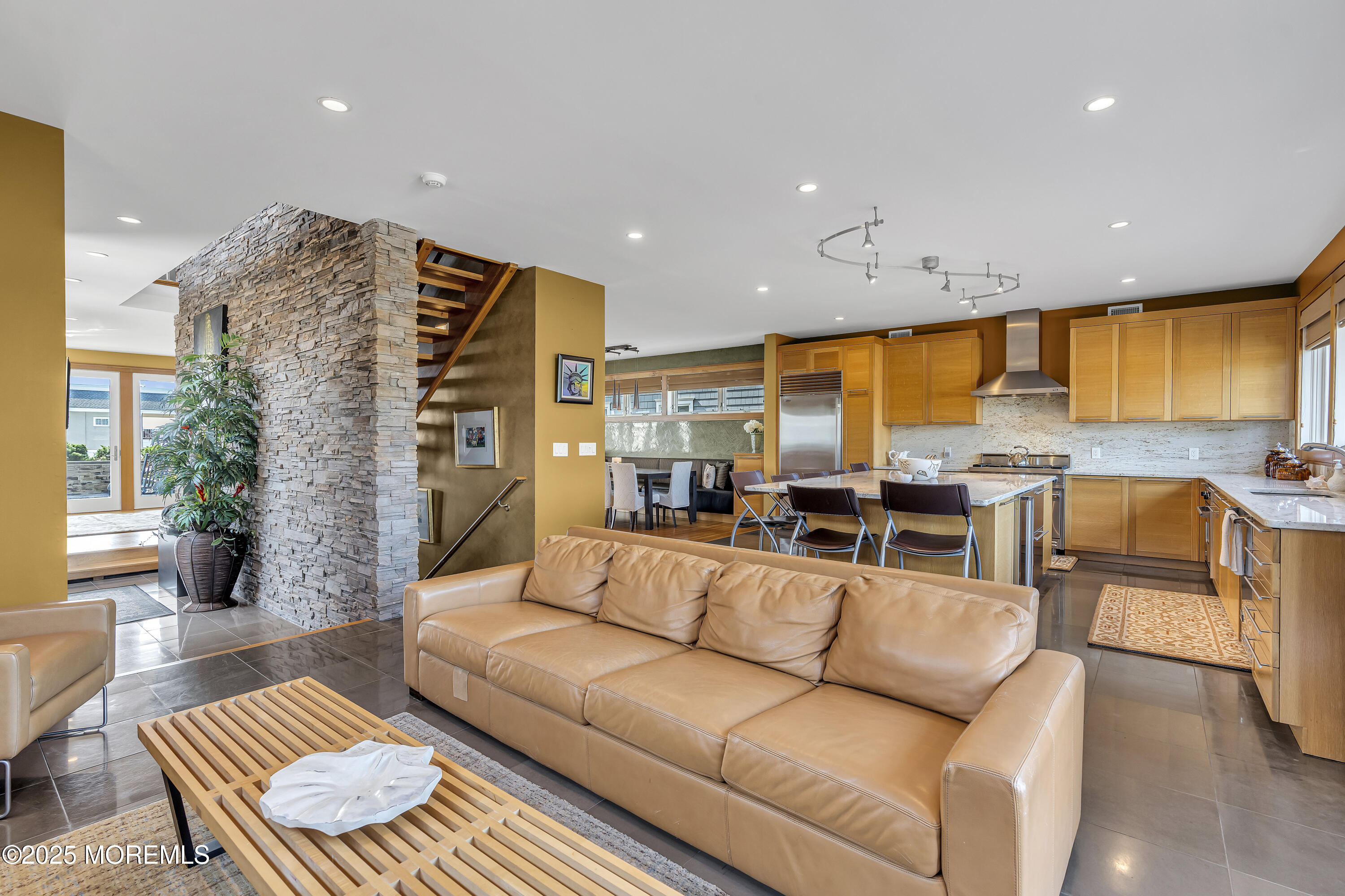 2009 North Ocean Avenue Spring Lake, NJ 07762 - Photo 40 of 91 a view of a living room kitchen and a large window