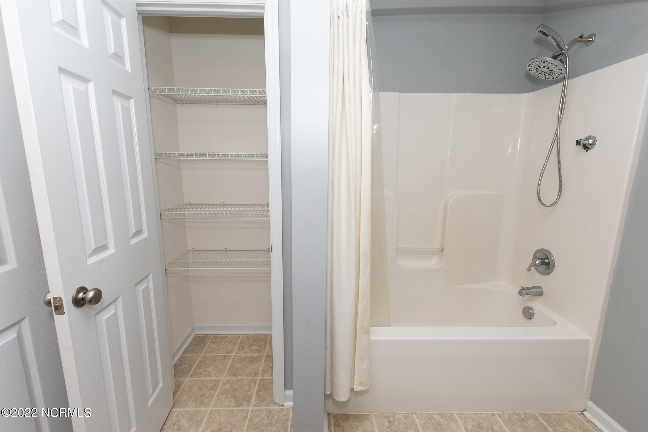 1843 Haw Branch Road Beulaville, NC 28518 - Photo 39 of 62 Shower/Tub Combo and Linen closet