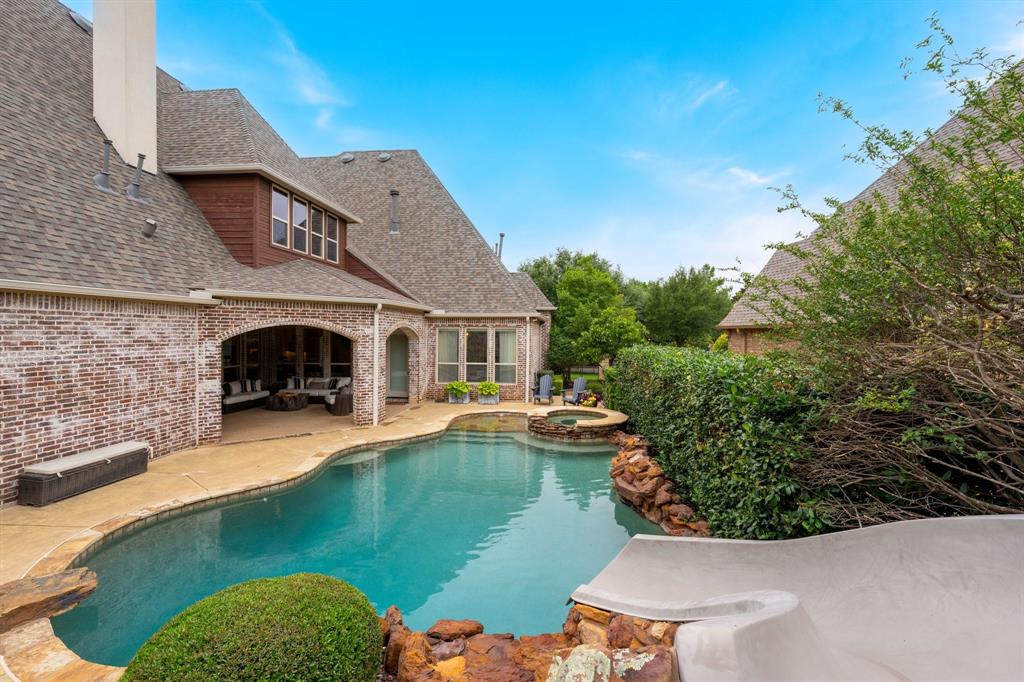 2101 Vail Road Southlake, TX 76092 - Photo 38 of 40 swimming pool view with a outdoor seating space