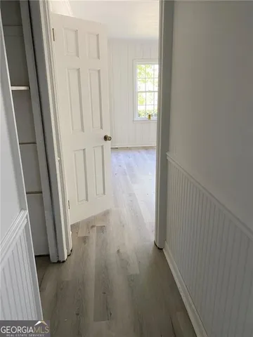 wooden floor in a gallery