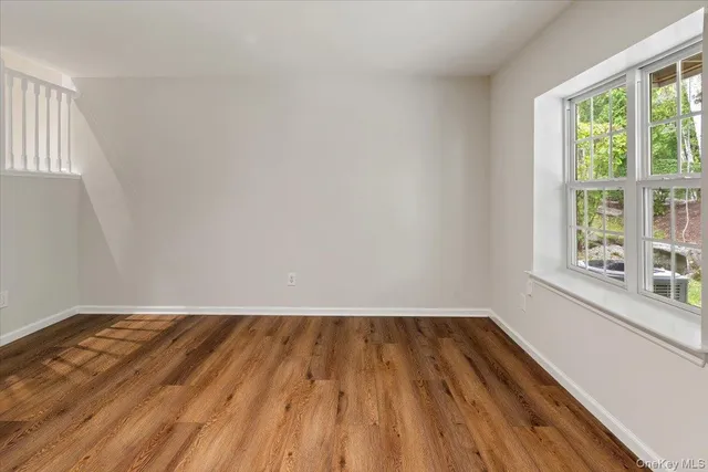 a view of wooden floor in a room
