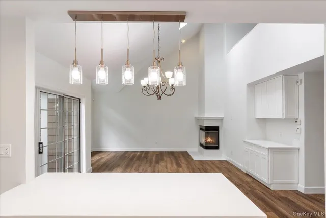 a view of kitchen with livingroom