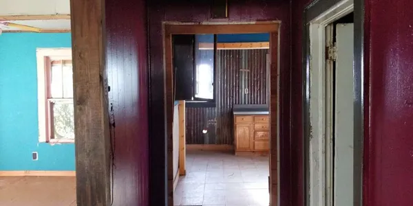 a view of an entryway door