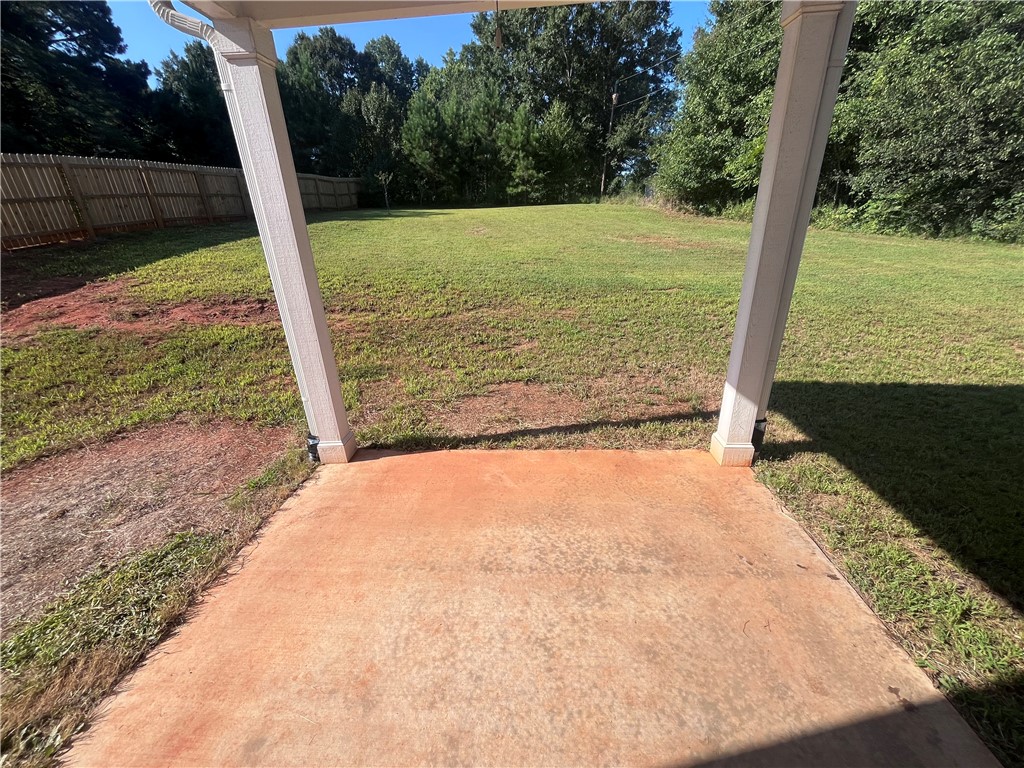 331 Thompson Street Pendleton, SC 29670 - Photo 11 of 11 Backyard view from Back Patio