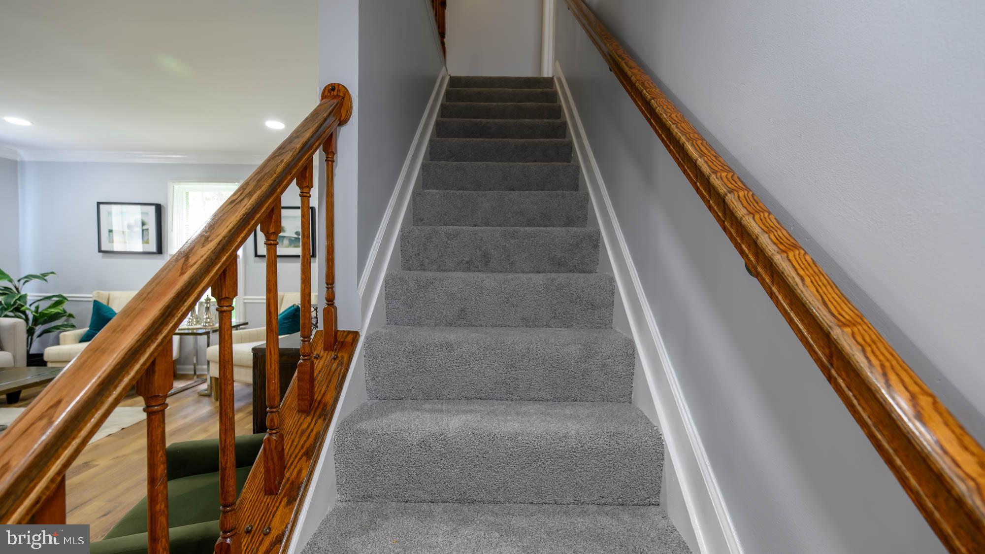 2832 Strauss Terrace Silver Spring, MD 20904 - Photo 34 of 80 Brand New Carpet Leading To Upper Level Bedrooms
