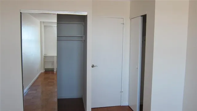 a kitchen with a stove and a microwave