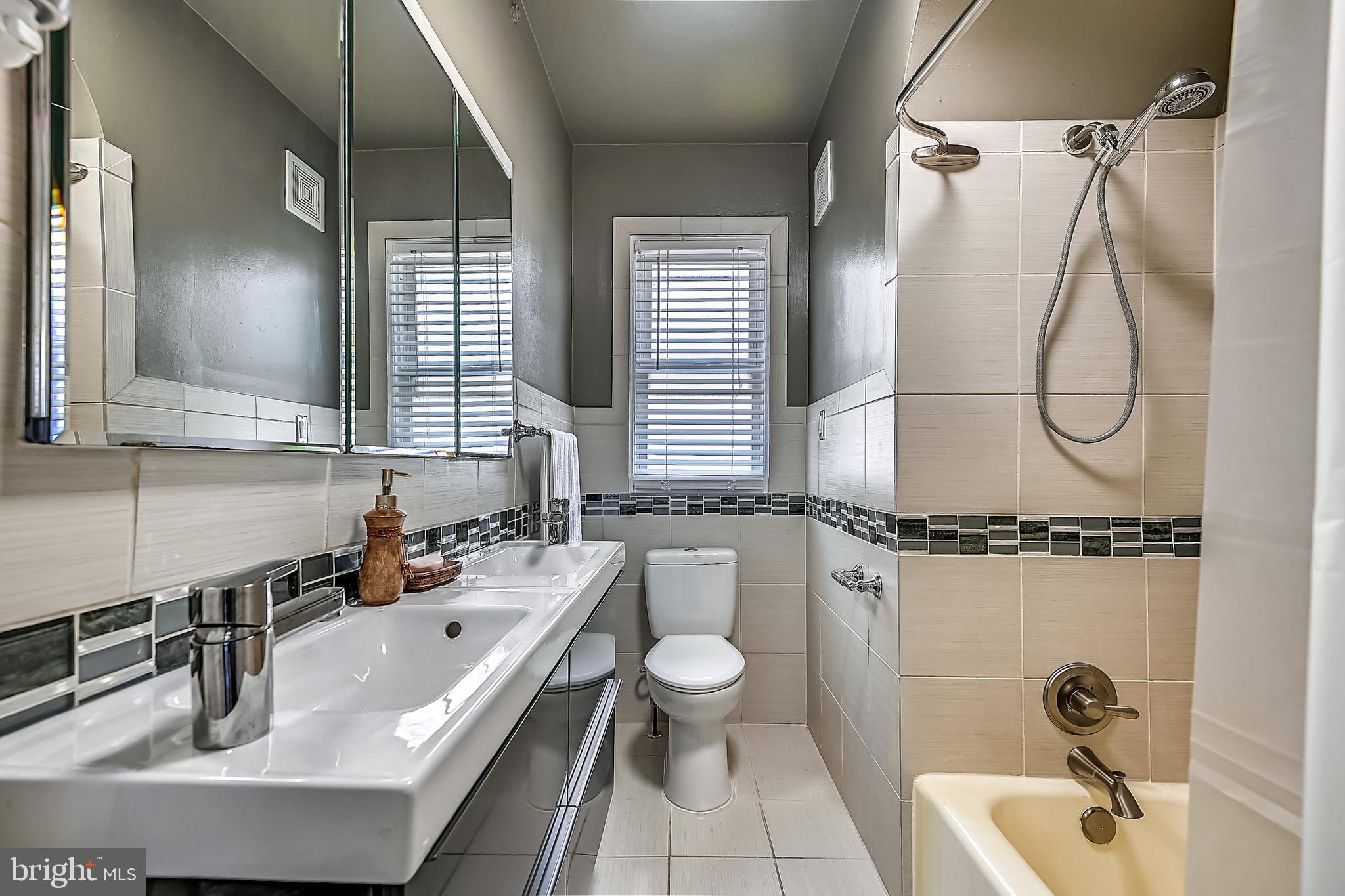 7420 Old Harford Road Baltimore, MD 21234 - Photo 11 of 35 Updated main lvl bath with floating double sink