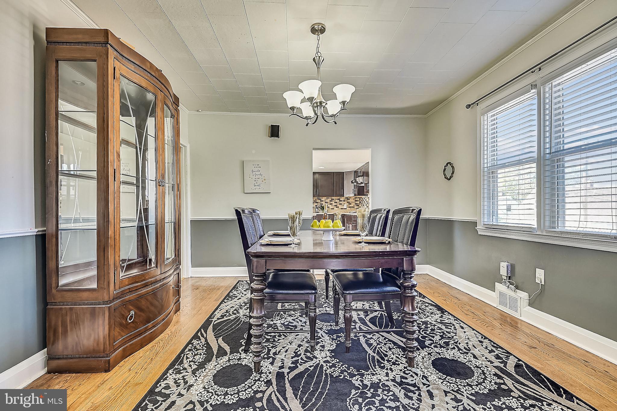 7420 Old Harford Road Baltimore, MD 21234 - Photo 9 of 35 Separate dining room, curved archway to kitchen