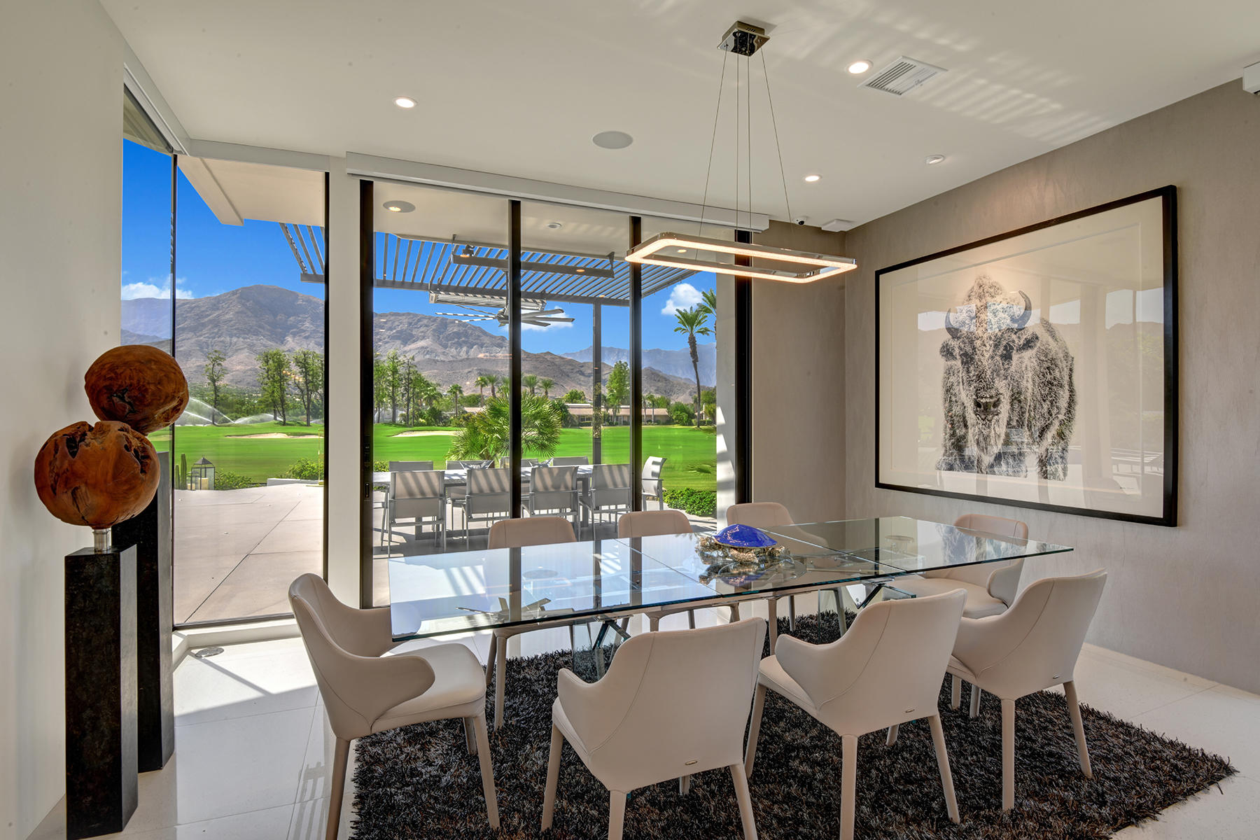 4 Deerfield Court Rancho Mirage, CA 92270 - Photo 15 of 53 a dining room with furniture and window