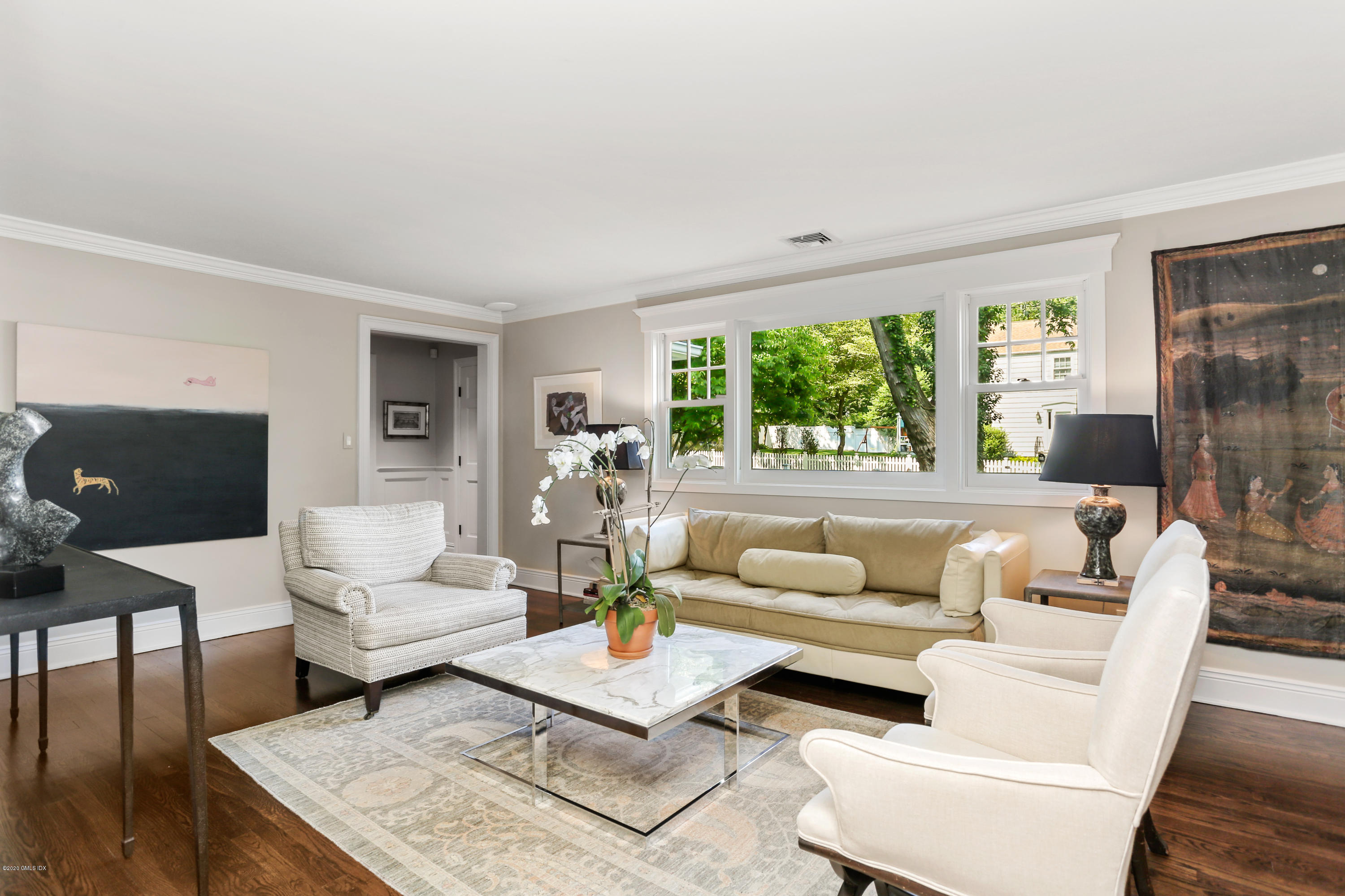29 Spring Street Riverside, CT 06878 - Photo 4 of 46 a living room with furniture and a large window