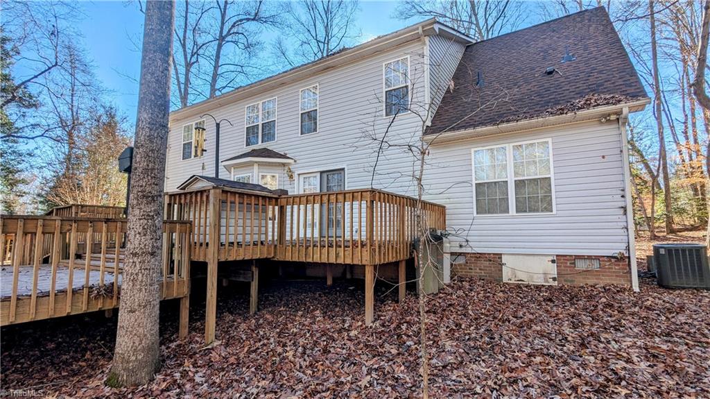 197 Sabins Estates Drive Rougemont, NC 27572 - Photo 4 of 50 HUGE multi level deck with ramp.