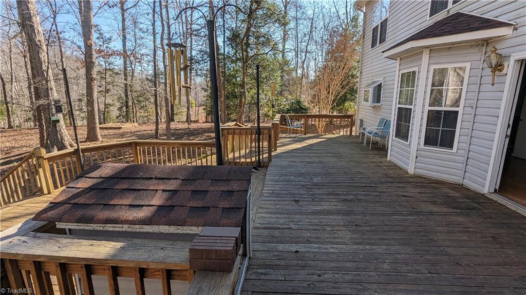 197 Sabins Estates Drive Rougemont, NC 27572 - Photo 49 of 50 Another view of the back deck