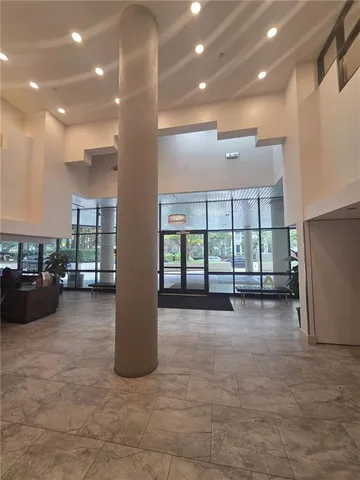 a view of a city with tall building