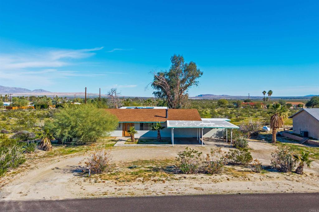 3129 Frying Pan Road Borrego Springs, CA 92004 - Photo 28 of 38 a view of a yard with an ocean view