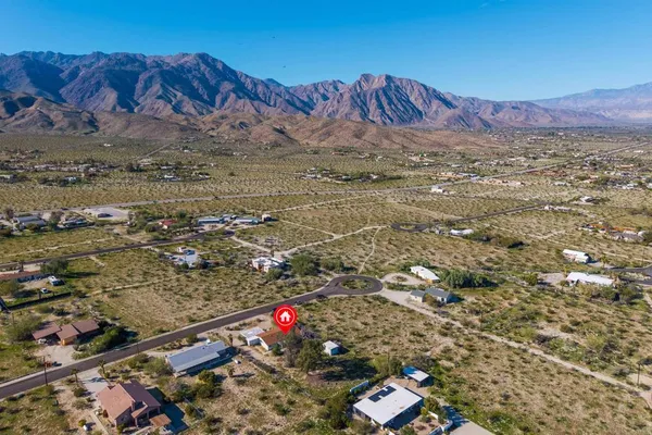 a view of a sky from a city