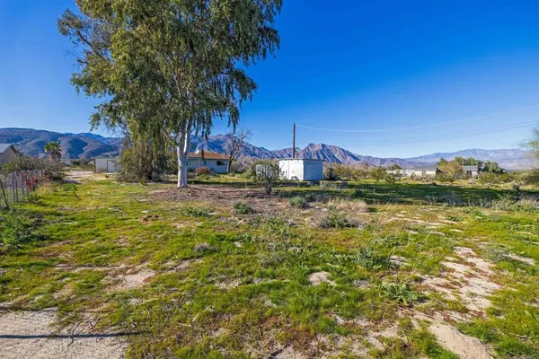 a view of a yard with an outdoor space