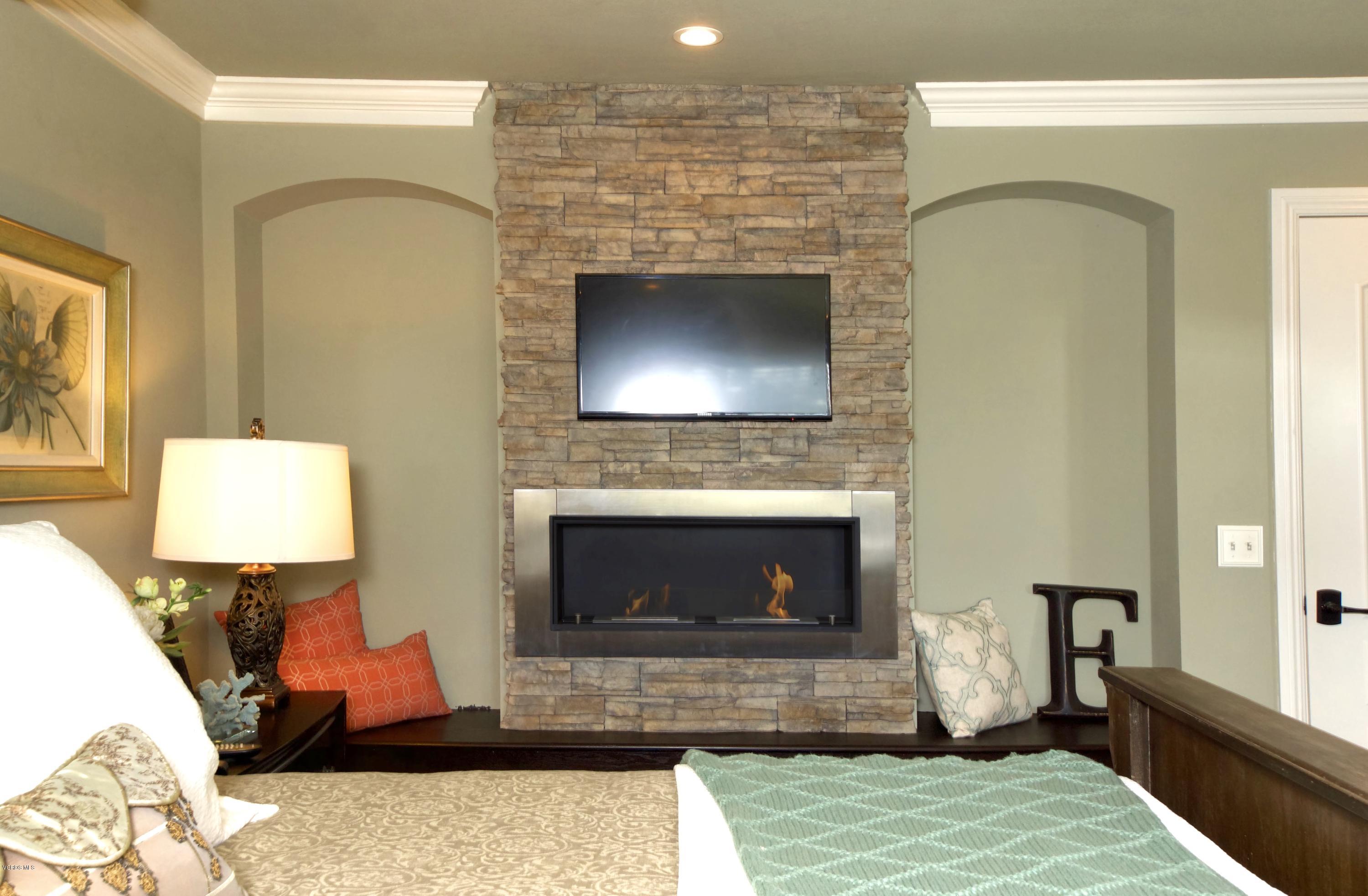 1133 Old Ranch Road Camarillo, CA 93012 - Photo 20 of 37 a living room with furniture and a fireplace