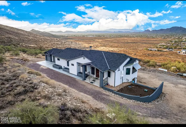 a view of a city with ocean view