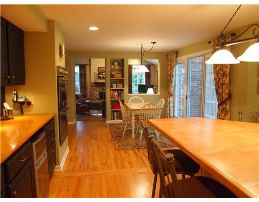504 Beaver Road Edgeworth, PA 15143 - Photo 5 of 18 Kitchen. Additional information-built-in buffet with glazed wood counter and lots of additional storage; lots of good lighting; open shelving for cookbooks