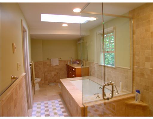 504 Beaver Road Edgeworth, PA 15143 - Photo 9 of 18 Master Bath/Spa. two separate sink bowls, full shower, separate deep tub, sky light, handome ceramic tiling