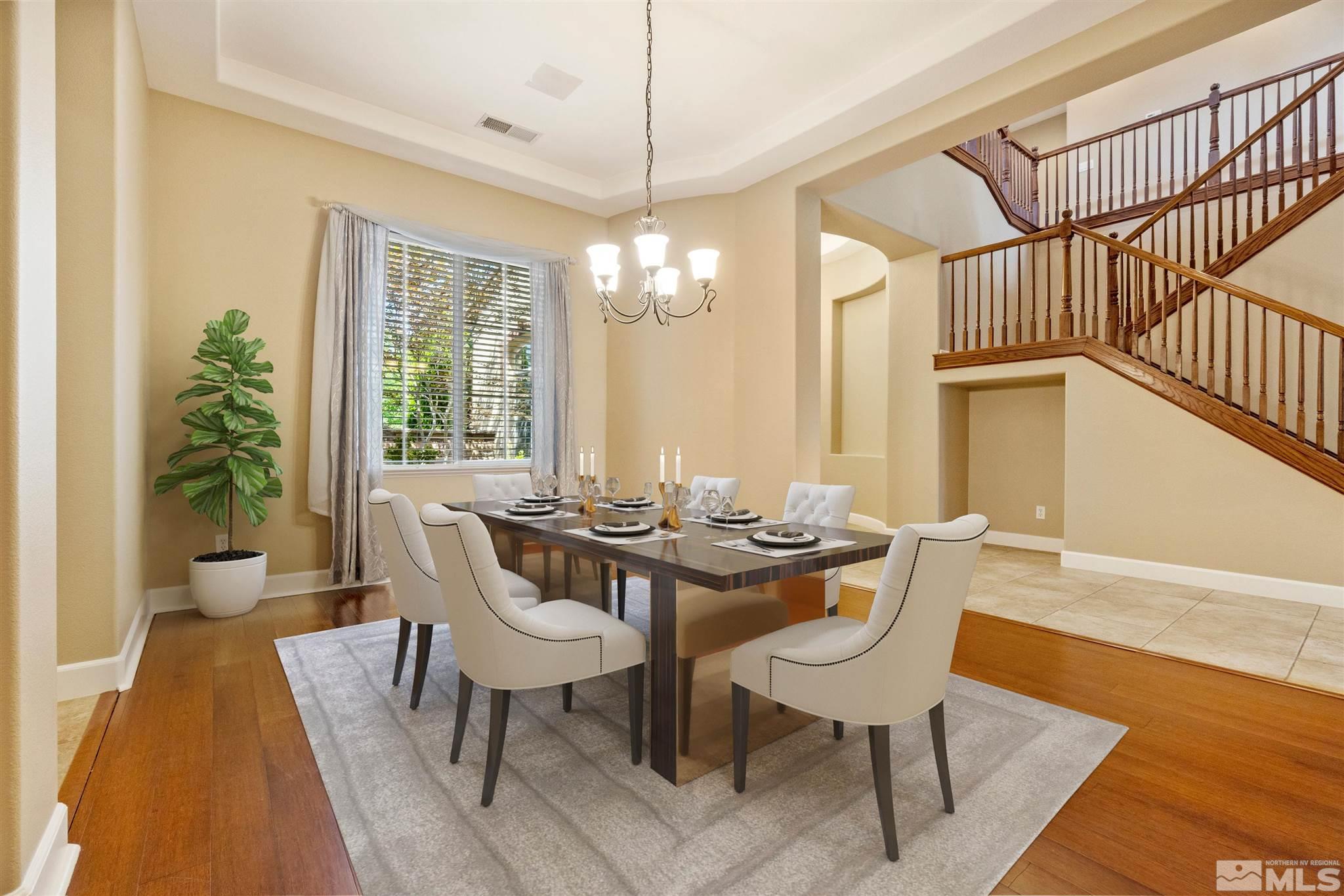 2630 Strathmore Court Reno, NV 89521 - Photo 13 of 40 a view of a dining room with furniture and window