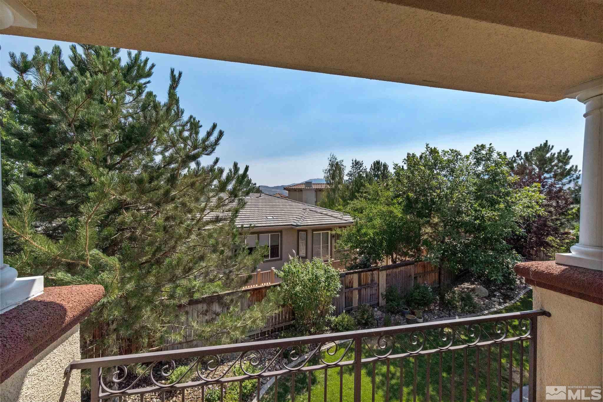 2630 Strathmore Court Reno, NV 89521 - Photo 28 of 40 a view of a chair and table on the balcony