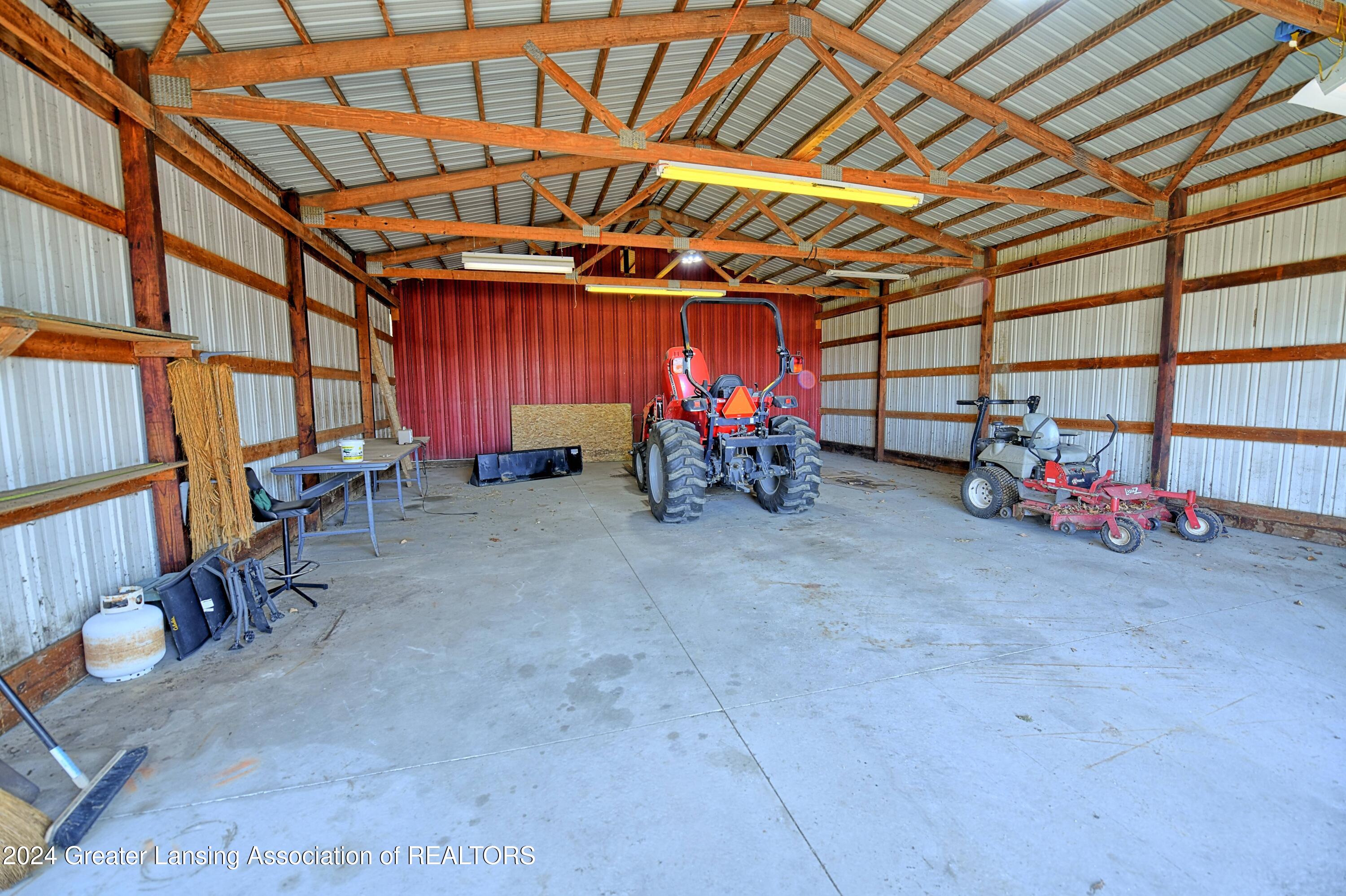 15027 West Cutler Road Portland, MI 48875 - Photo 46 of 65 Back pole barn