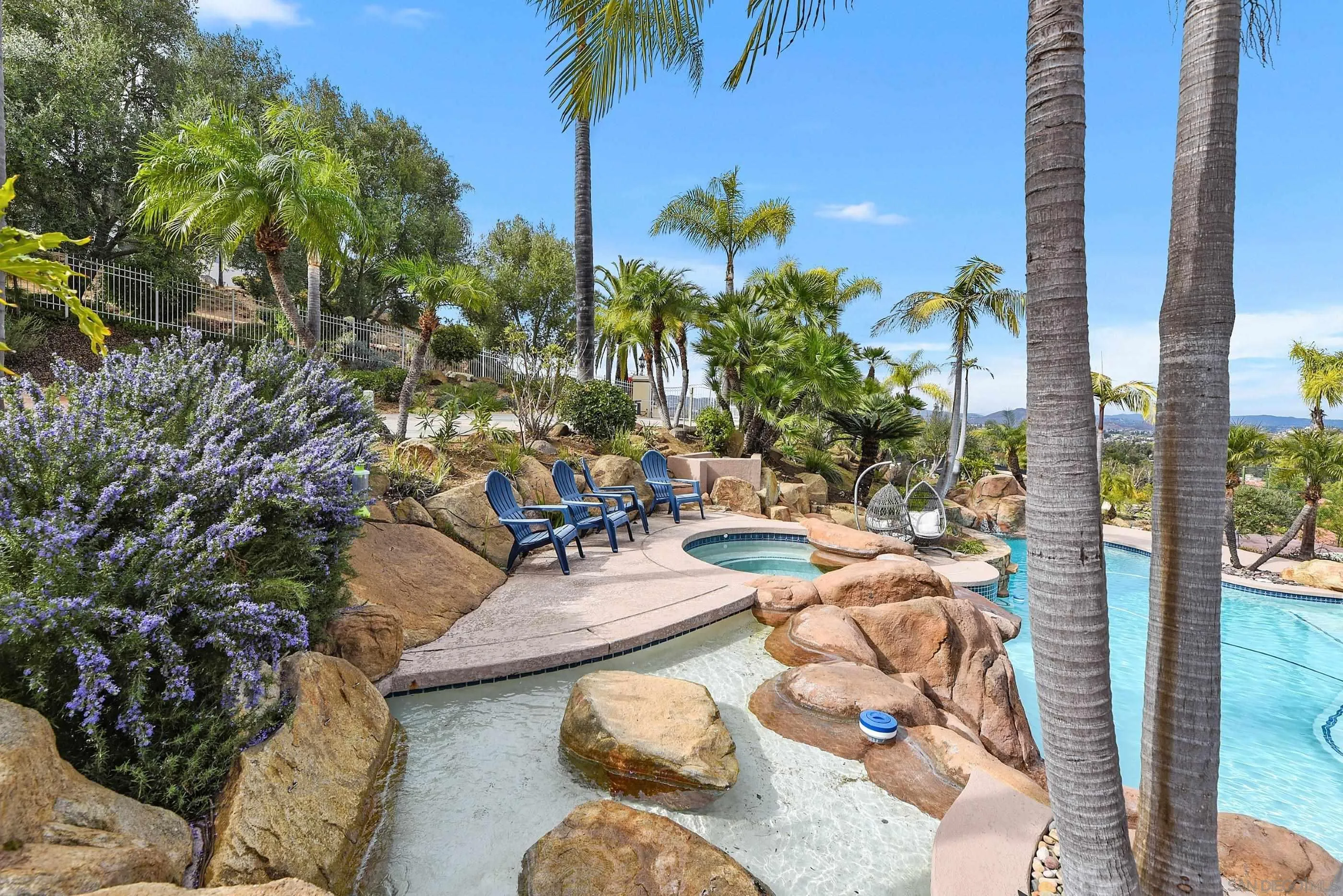 12963 Glen Circle Road Poway, CA 92064 - Photo 60 of 75 a view of a backyard with sitting area