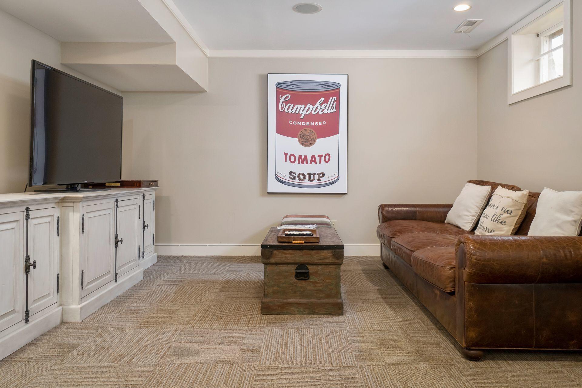 57 Rilling Ridge New Canaan, CT 06840 - Photo 53 of 68 a bedroom with furniture and a flat screen tv