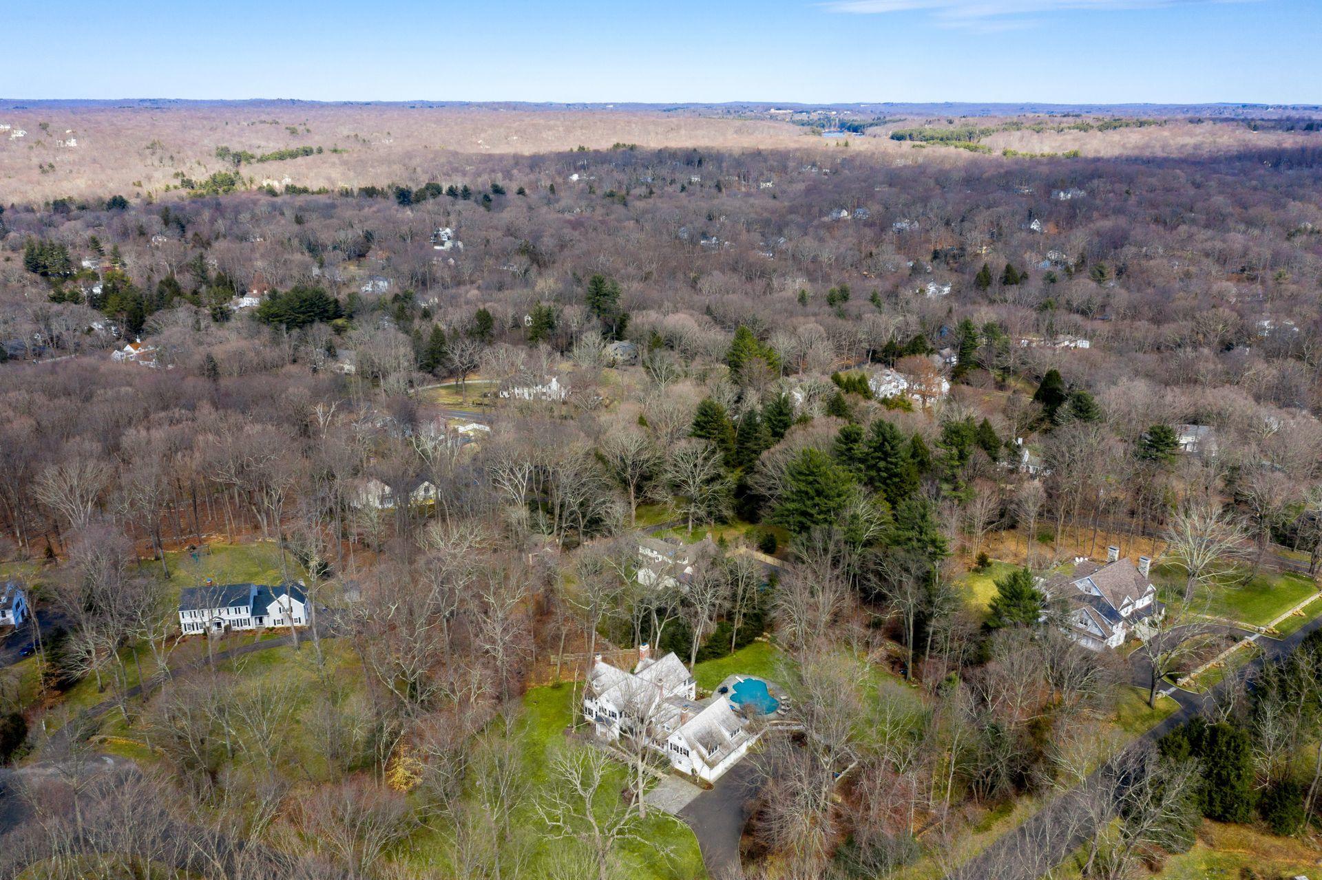 57 Rilling Ridge New Canaan, CT 06840 - Photo 59 of 68 an aerial view of multiple house