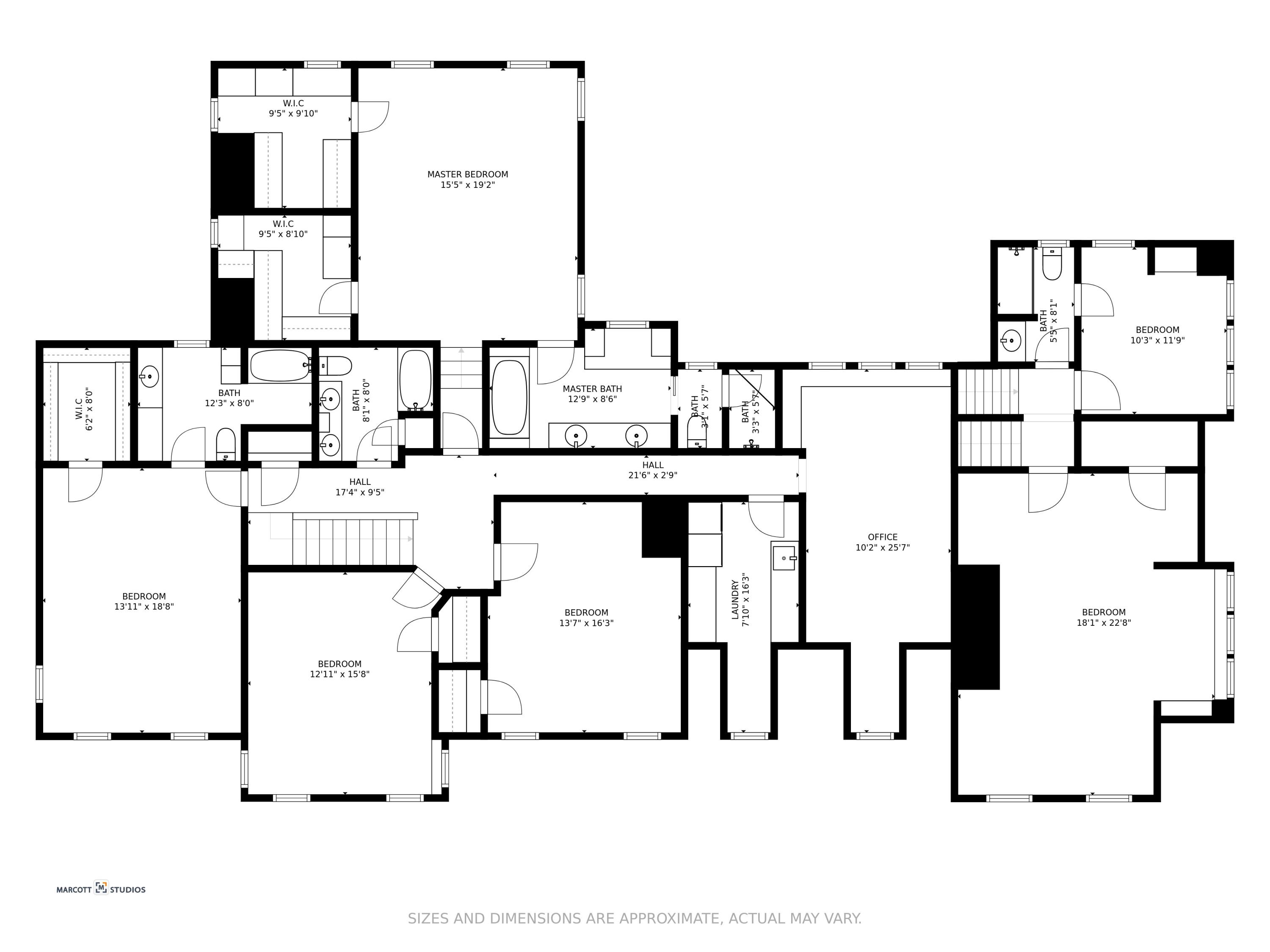 57 Rilling Ridge New Canaan, CT 06840 - Photo 67 of 68 2nd floor-plan 57 Rilling Ridge