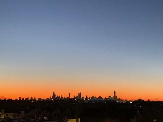 2900 West Irving Park Road, Unit 404 Chicago, IL 60618 - Photo 25 of 26 a view of sunset