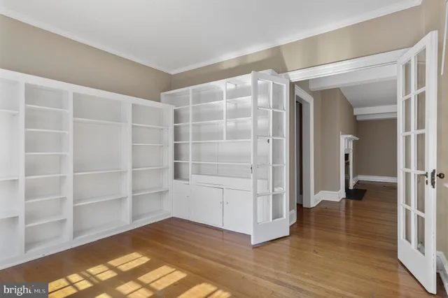 wooden floor in an empty room