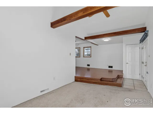 a view of kitchen and utility room