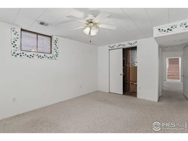 a view of an empty room