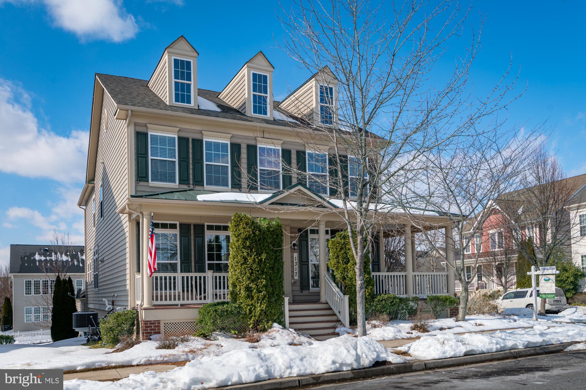 1317 Yourtee Spring Drive Brunswick, MD 21716 - Photo 4 of 73 a front view of house with a garden